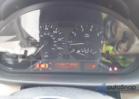 2000 BMW 323I из США, поврежденный, VIN WBAAM3346YFP70847